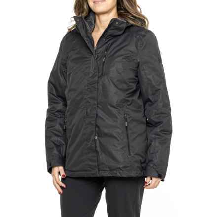 Gerry Up Slope Hooded Ski Jacket - Insulated in Black