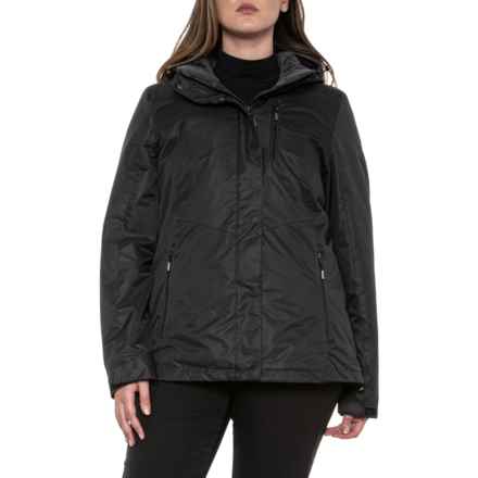 Gerry Up Slope Textured Dobby Ski Jacket - Insulated in Black