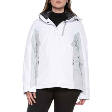 Gerry Up Slope Textured Dobby Ski Jacket - Insulated in White
