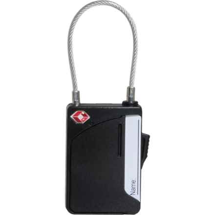 GFORCE 3-Dial Combination TSA Luggage Lock with ID tag in Black