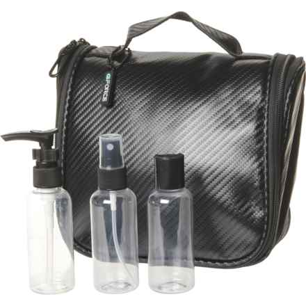GFORCE Hanging Toiletry Bag Set - 4-Piece, Carbon in Carbon