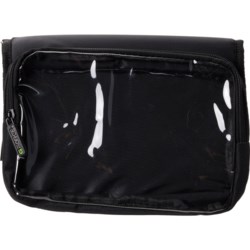 GFORCE Hanging Travel Toiletry Bag Set - 12-Piece, Black in Black