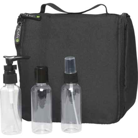 GFORCE Travel Toiletry Bag Set - 4-Piece in Black