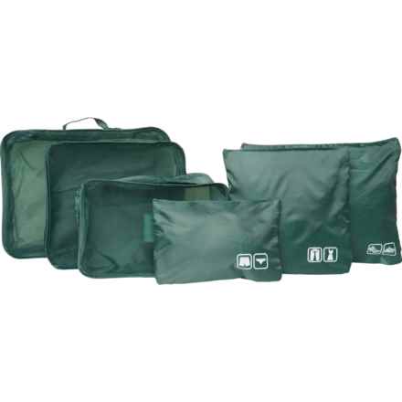 GFORCE Ultimate Traveling Packing Cube Set - 6-Piece, Emerald in Emerald