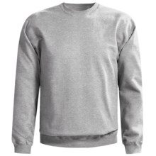 Gildan 9.5 oz. Sweatshirt - Cotton-Rich (For Men and Women) in Grey Heather - 2nds