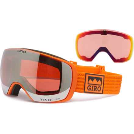 Giro Contact Ski Goggles - Extra Lens (For Men) in Orange Alps Vivid Onyx/Vivid Infrared