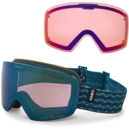 Giro Contour RS Ski Goggles - Extra Lens in Rose Linocut