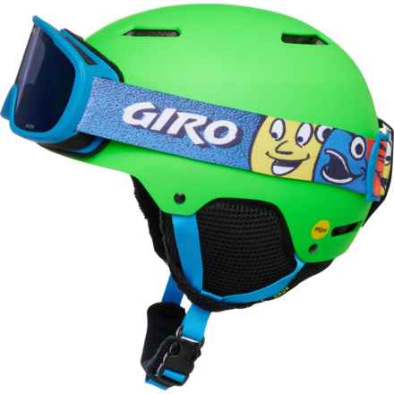 Giro Crue Helmet - MIPS (For Boys and Girls) in Matte Bright Green