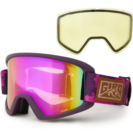 Giro Dylan Ski Goggles - Extra Lens (For Women) in Urchin/Amber Pink/Yellow