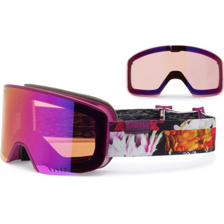 Giro Ella Ski Goggles - Extra Lens (For Women) in Flower Data Mosh/Vivid Pink/Infrared Pink