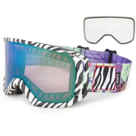 Giro Ella Ski Goggles - Extra Lens in Purple Jungle Steeze