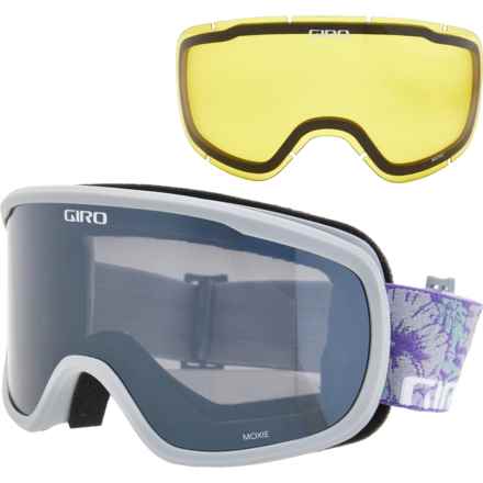 Giro Moxie Ski Goggles - Extra Lens (For Women) in Black Grey Botanical/Ultra Black/Yellow