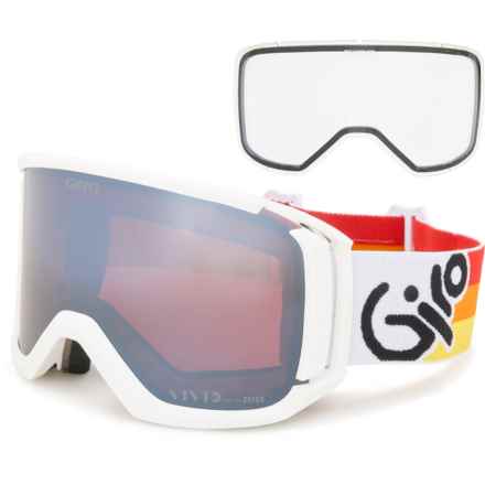 Giro Revolt Ski Goggles - Extra Lens in Red & Orange Vintage