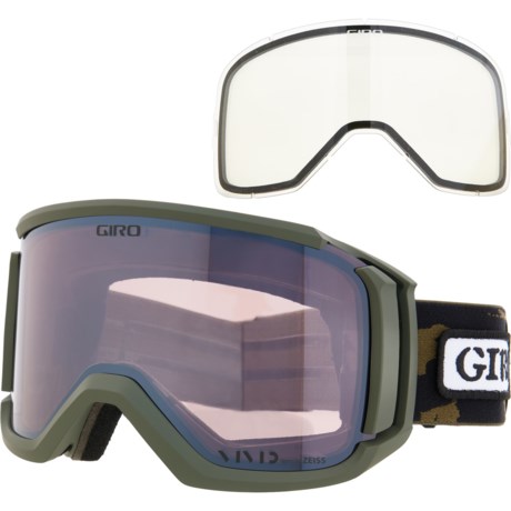 Giro Revolt Ski Goggles - Extra Lens in Trail Green Stained/Vivid Smoke/Clear