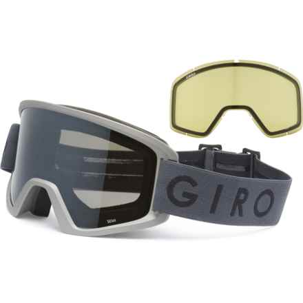 Giro Semi Ski Goggles - Extra Lens (For Men) in Grey Core/ Ultra Black/ Yellow