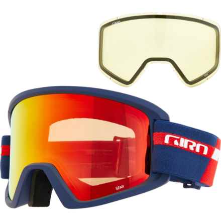 Giro Semi Ski Goggles - Extra Lens (For Men) in Red Midnight Podium/Amber Gold/Yellow