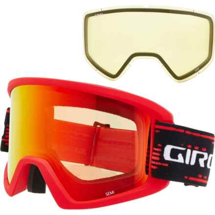 Giro Semi Ski Goggles - Extra Lens (For Men) in Red Reverb/Amber/Yellow