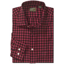Gitman Brothers Heavy Cotton Sport Shirt - Long Sleeve (For Men) in Red/Black Check - Closeouts