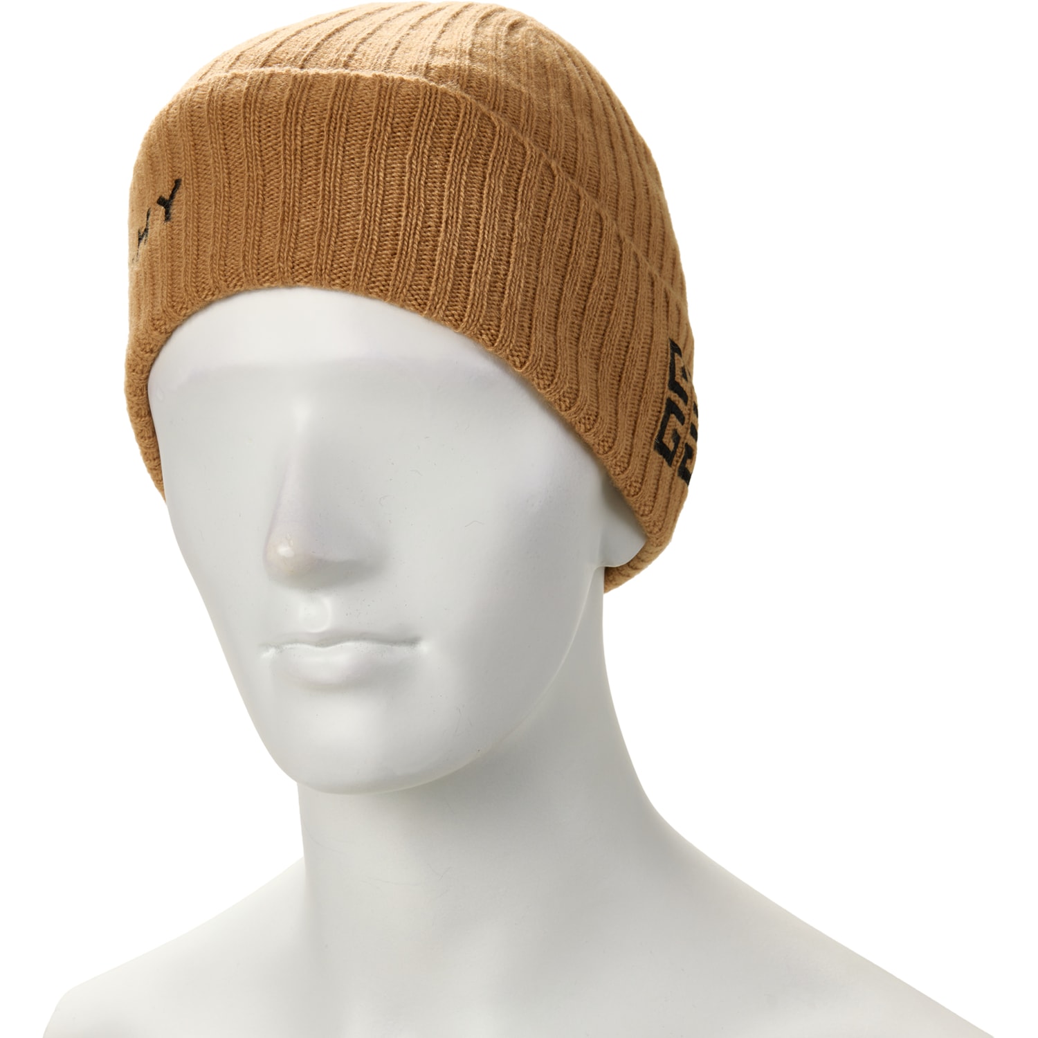 Givenchy Made in Italy 4G Ribbed Beanie - Wool-Cashmere 