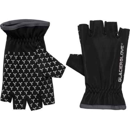 Glacier Glove Cold River Fingerless Gloves (For Men and Women) in Black