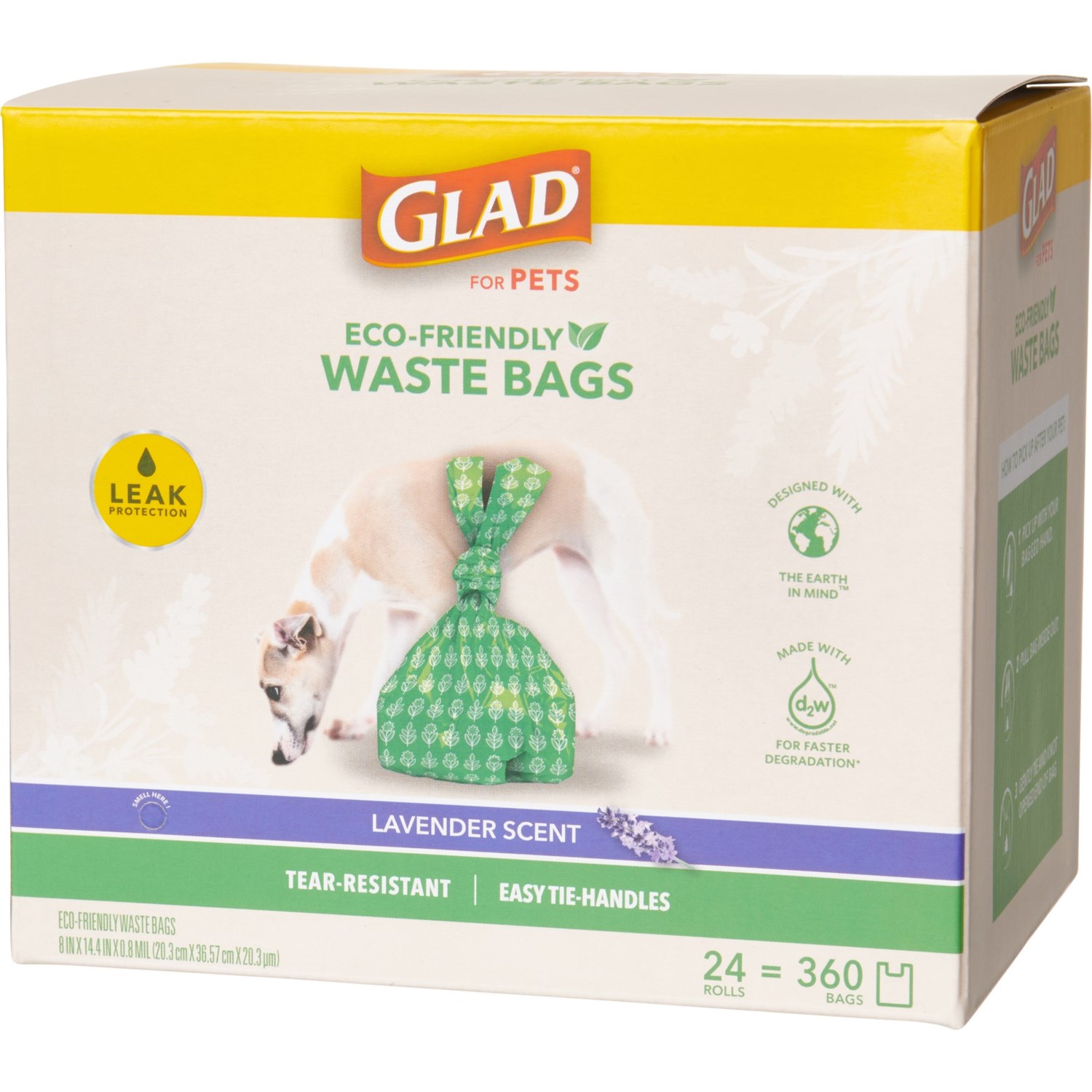 thumbnail image 2 of Lavender Scented Poop Bags For Dogs - 240/360/480 Count Leak Proof Waste Bags 1128786 2 of 13