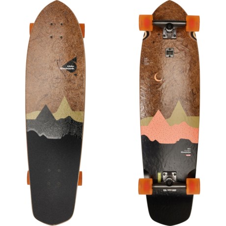 Globe Blazer Extra Long Cruiser Skateboard - 36” in Coconut/Mountains