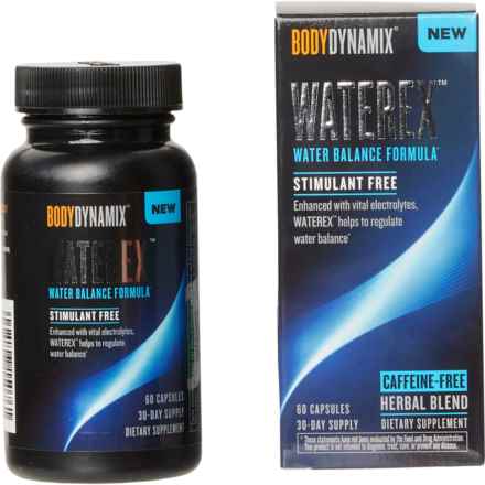 GNC BodyDynamix Waterex Water Balance Formula Dietary Supplement - 60-Count in Multi