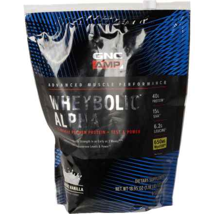 GNC Classic Vanilla Wheybolic Alpha Protein Powder - 18.95 oz. in Multi