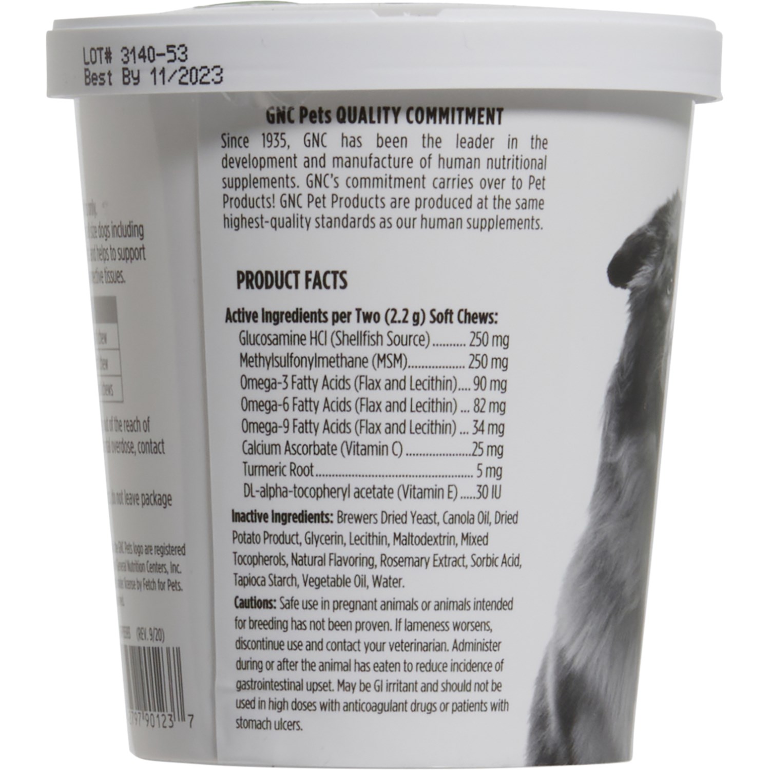 GNC Hip and Joint Health Dog Soft Chews 60 Count Save 33
