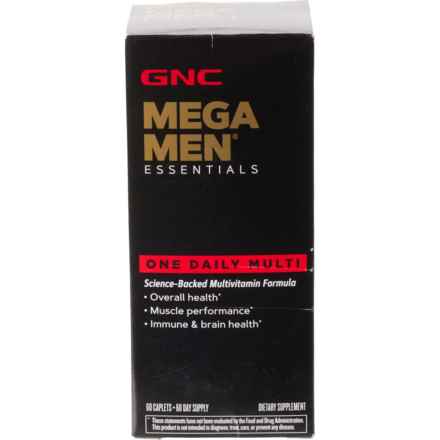 GNC Mega Men Daily Vitamin - 60-Pack in Multi