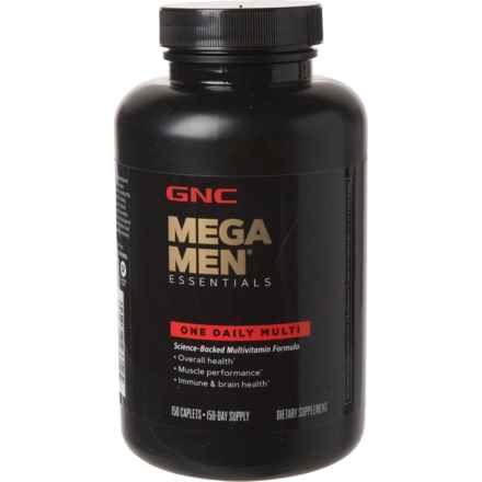 GNC Mega Men Essential Daily Multivitamins - 150-count in Multi