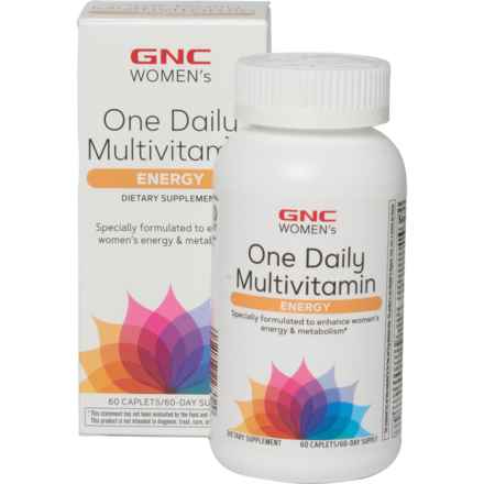 GNC One Daily Energy Multivitamin - 60-Count (For Women) in Multi