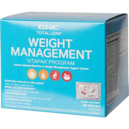 GNC Total Lean Weight Management Vitapak Program - 30-Pack in Multi