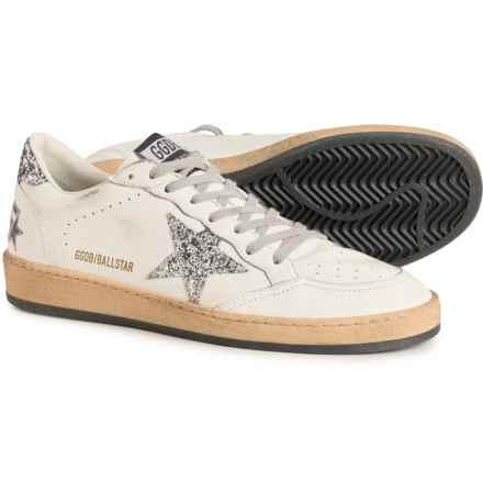 GOLDEN GOOSE Made in Italy Ball Star Sneakers - Leather (For Women) in White