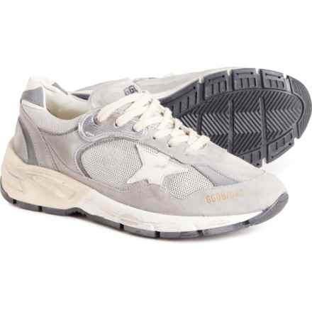 GOLDEN GOOSE Made in Italy Dad-Star Running Sneakers (For Women) in Grey / White
