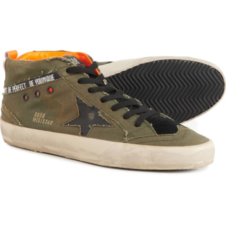 GOLDEN GOOSE Made in Italy Distressed High-Top Sneakers (For Men