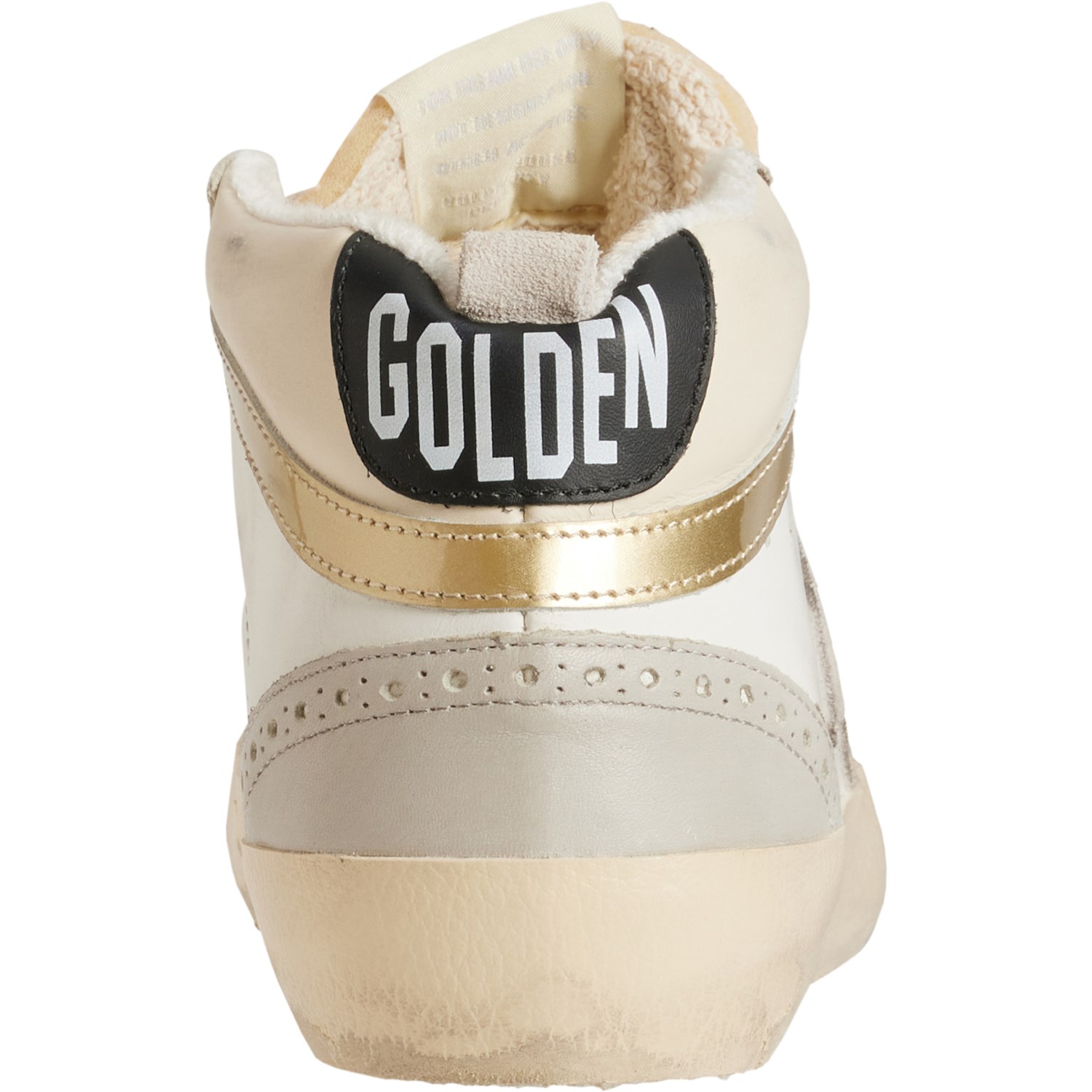 スニーカー Golden  Golden  Mid Star Sneakers Golden Goose - GG Mid Star White & Beige Shearling Sneaker