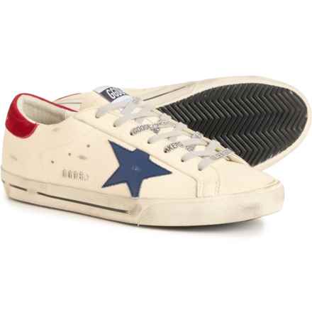 GOLDEN GOOSE Made in Italy Super-Star Classic Sneakers - Leather (For Men) in White Multi