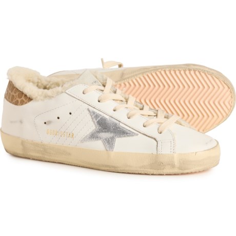 GOLDEN GOOSE Made in Italy Super Star Classic Sneakers - Leather (For Women) in White