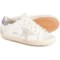 GOLDEN GOOSE Made in Italy Super-Star Running Sneakers - Leather (For Women) in White / Grey