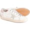 GOLDEN GOOSE Made in Italy Super-Star Running Sneakers - Leather (For Women) in White / Light Pink