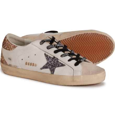 GOLDEN GOOSE Made in Italy Super-Star Running Sneakers - Leather (For Women) in White