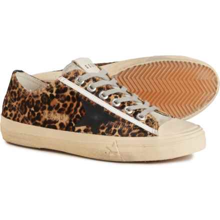 GOLDEN GOOSE Made in Italy V-Star 2 Sneakers - Leather (For Women) in Brown