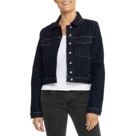 GOOD AMERICAN Committed To Fit Jacket in Indigo