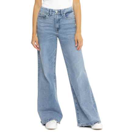 GOOD AMERICAN Good Waist Palazzo Jeans in Indigo