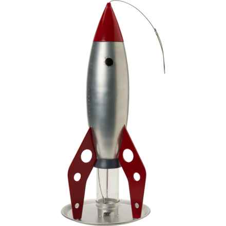 Good Directions Rocket Ship Bird Feeder - 18.5x8” in Multi