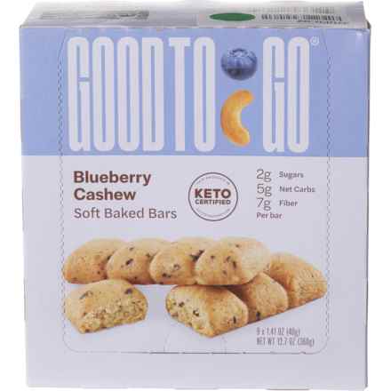GOOD TO GO Blueberry Cashew Soft Baked Bars - 9-Count in Multi