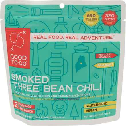 Good To-Go Smoked Three Bean Chili Meal - 1 Serving in Multi