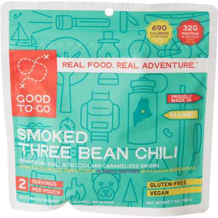 Good To-Go Smoked Three-Bean Chili Meal - 2 Servings in Multi