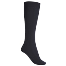 Goodhew San Fran Cable Knee-High Socks - Merino Wool in Navy - Closeouts